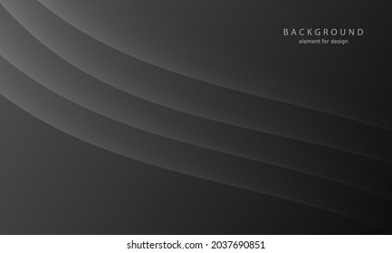 Abstract wave element for design. Digital frequency track equalizer. Stylized line art background. Shiny wave with lines created using blend tool. Curved wavy line, smooth stripe Vector