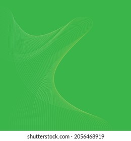 Abstraktes Wellenelement für Design. Digital Frequency Track Equalizer. Stilvoller Kunsthintergrund. Vektorgrafik. Mit dem Überblendwerkzeug werden Linien erzeugt. Kurvig gewölbte Linie, glatter Streifen.