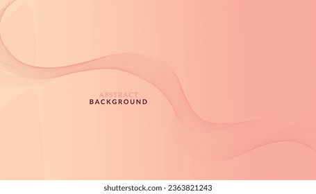 Abstract wave element for design. Digital frequency track equalizer. Stylized line art background. Vector illustration of pink waves background