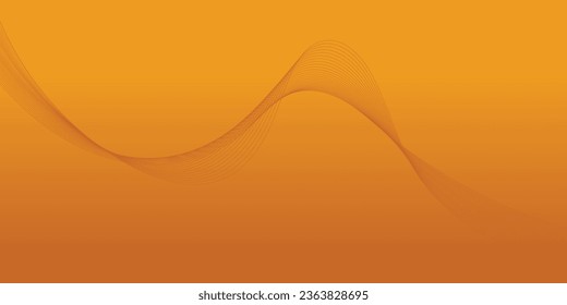 Abstract wave element for design. Digital frequency track equalizer. Stylized line art background. Vector illustration of smoky waves background