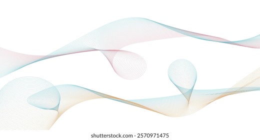 Abstract wave element for design. Digital frequency track equalizer. abstract background with glowing wave.