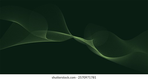 Abstract wave element for design. Digital frequency track equalizer. Shiny moving lines design element. Modern purple blue gradient flowing wave lines.