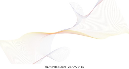 Abstract wave element for design. Digital frequency track equalizer. Futuristic technology concept. Vector illustration
