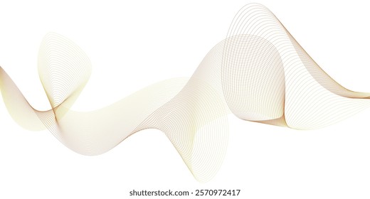 Abstract wave element for design. Digital frequency track equalizer. Futuristic technology concept. Vector illustration
