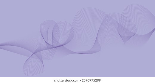 Abstract wave element for design. Digital frequency track equalizer. Modern abstract background with wavy lines.