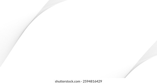 Abstract wave element for design. Digital frequency track equalizer. Stylized line art background. Vector illustration. Wave with lines created using blend tool.
