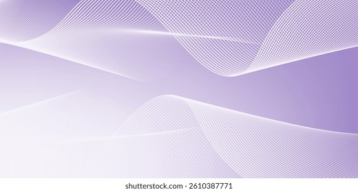 Abstract wave element for design. Digital frequency track equalizer. Stylized line art background.