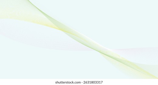 Abstract wave element for design. Digital frequency track equalizer. Stylized line art background. Vector illustration. Wave with lines created using blend tool.
