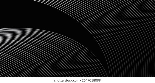 Abstract wave element for design. Digital frequency track equalizer. Stylized line art background. Vector illustration. eps 10