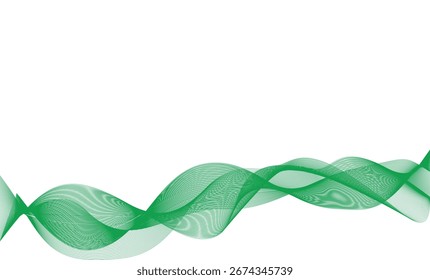 Elemento de onda abstrato para projeto. Equalizador de faixa de frequência digital. Plano de fundo da arte em linha estilizada.
