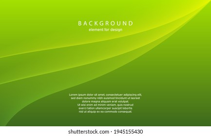 Abstract wave element for design. Green. Digital frequency track equalizer. Stylized line art background. Colorful shiny wave with lines created using blend tool.Curved wavy line, smooth stripe Vector