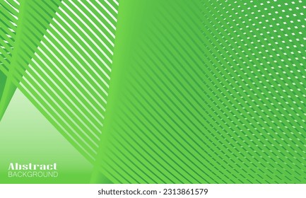 Abstract wave element for design Green. Stylized line art background. Colorful shiny wave with lines created using blend tool.
