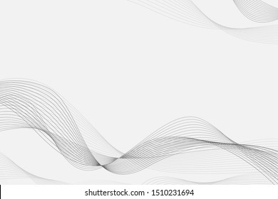 Abstract wave element design on grey background.