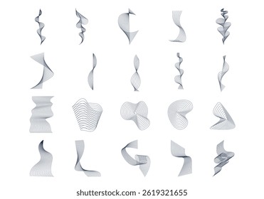 Abstract Wave Element Design Set