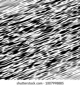 Abstract Wave Element for Design, Stylized Line Art Background,  Curved Wavy Line, Smooth Wave Stripe Background, Black and White Wave Stripe Optical Abstract Design, Vector Background, Curved Lines