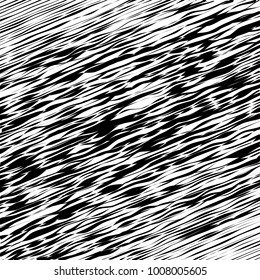 Abstract Wave Element for Design, Stylized Line Art Background,  Curved Wavy Line, Smooth Wave Stripe Background, Black and White Wave Stripe Optical Abstract Design, Vector Background, Curved Lines
