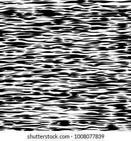 Abstract Wave Element for Design, Stylized Line Art Background,  Curved Wavy Line, Smooth Wave Stripe Background, Black and White Wave Stripe Optical Abstract Design, Vector Background, Curved Lines