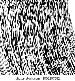 Abstract Wave Element for Design, Stylized Line Art Background,  Curved Wavy Line, Smooth Wave Stripe Background, Black and White Wave Stripe Optical Abstract Design, Vector Background, Curved Lines
