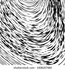 Abstract Wave Element for Design, Stylized Line Art Background,  Curved Wavy Line, Smooth Wave Stripe Background, Black and White Wave Stripe Optical Abstract Design, Vector Background, Curved Lines