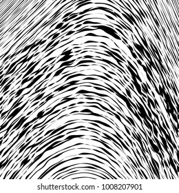 Abstract Wave Element for Design, Stylized Line Art Background,  Curved Wavy Line, Smooth Wave Stripe Background, Black and White Wave Stripe Optical Abstract Design, Vector Background, Curved Lines