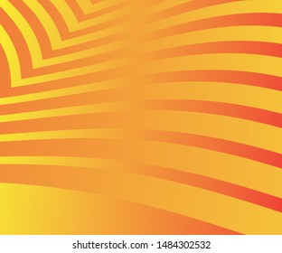 Abstract wave element for design. Stylized line art background. Vector illustration. Wave with colorful lines. Curved wavy line, smooth stripe