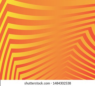 Abstract wave element for design. Stylized line art background. Vector illustration. Wave with colorful lines. Curved wavy line, smooth stripe
