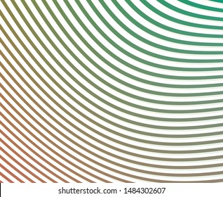 Abstract wave element for design. Stylized line art background. Vector illustration. Wave with colorful lines. Curved wavy line, smooth stripe