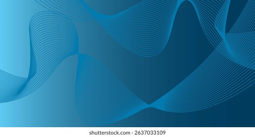 Abstract wave element for design. Stylized line art background. Digital frequency track equalizer. Abstract colorful lines vector background. 