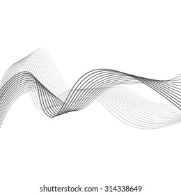 abstract wave element for design vector illustration