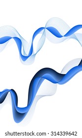 abstract wave element for design vector illustration