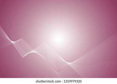 Abstract wave element on gradient background, vector, illustration. 