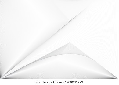Abstract wave element on gray background, vector, illustration. 