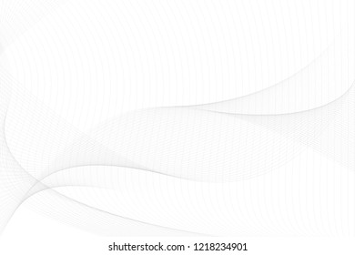 Abstract wave element on gray background, vector, illustration. 