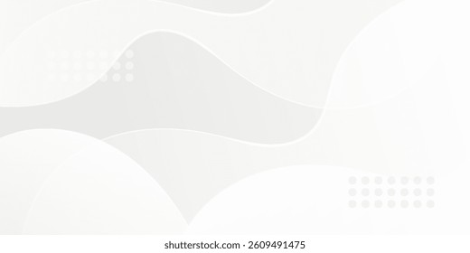 Abstract wave element on gray background.