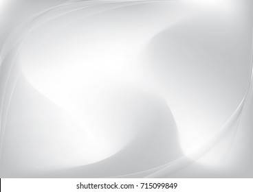 Abstract wave element on gray background, vector, illustration. 