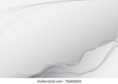 Abstract wave element on gray background, vector, illustration. 