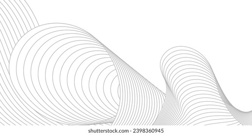 Una ola abstracta. Un elemento del diseño de la pista de sonido, el espectro de frecuencias y el efecto de onda. Fondo de onda estilizada para ideas temáticas y creativas