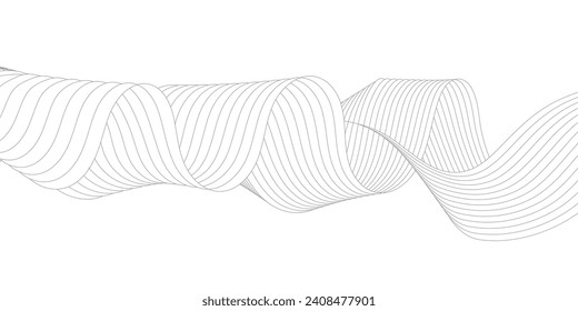 An abstract wave. An element of the sound track design, frequency spectrum, and wave effect. Stylized wave background for thematic and creative creative ideas