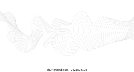 An abstract wave. An element of the sound track design, frequency spectrum, and wave effect. Stylized wave background for thematic and creative creative ideas