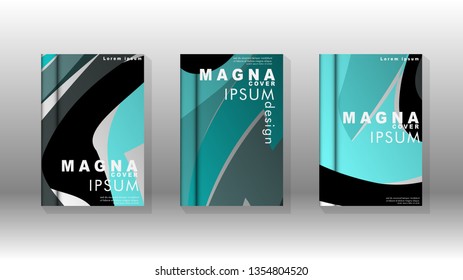 abstract with wave elements. book cover design concept. Futuristic business layout. Digital poster template. Vector Design - eps10