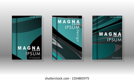 abstract with wave elements. book cover design concept. Futuristic business layout. Digital poster template. Vector Design - eps10