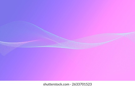 Abstract wave elements for design. Digital frequency track equalizer. Stylish line art background. Colorful shiny waves with lines made using blend tool. Curved wavy lines, smooth lines.