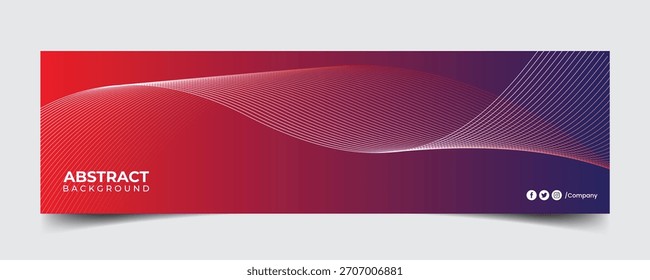 Abstract wave flowing banner background design vector illustration flowing particles wave dynamic motion stream digital technology curve lines