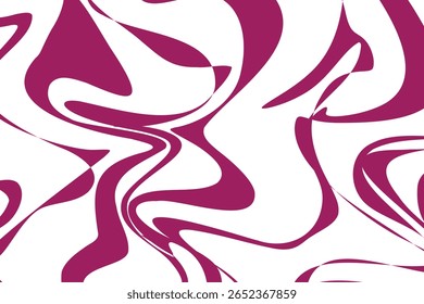 Diseño de fondo fluido de onda Abstractas con color magenta oscuro sobre un fondo blanco
