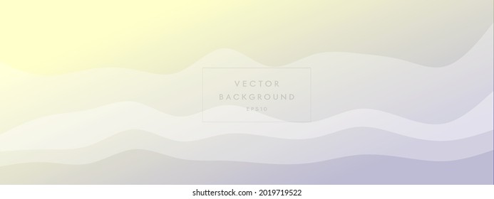 fondo de gradiente moderno geométrico minimalista de línea de fluido de onda abstracta combinado con colores pastel. Plantilla de moda para el sitio web de la página de inicio de la tarjeta de visita de la empresa. ilustración vectorial eps10