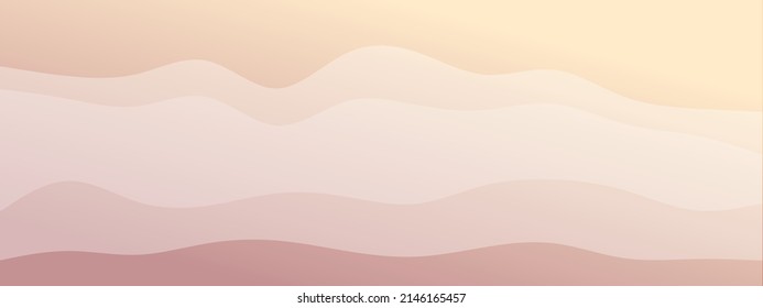 abstract wave fluid line geometric minimalistic modern gradient  background combined pastel colors. Trendy template for brochure business card landing page website. vector illustration eps10