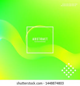 Abstract wave and geometric shape background. Creative colored wallpaper. Trendy gradient mesh background. Modern abstract backdrop.