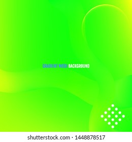 Abstract wave and geometric shape background. Creative colored wallpaper. Trendy gradient mesh background. Modern abstract backdrop.