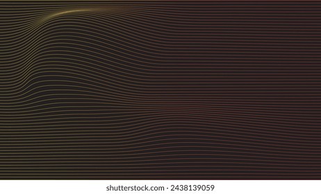 Abstract wave gradient color background design