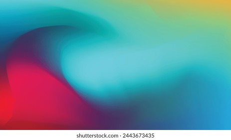 Abstract wave Gradient contrast colors. For vector art design with a web banner background	